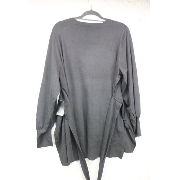 Eloquii Long Sleeve V-Neck Tunic Top Wrap Tie-Size 18/20-New w/Tags - Picture 8 of 9